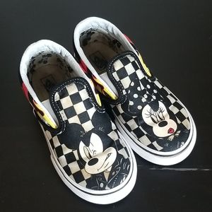 Toddler Vans X Disney Worn Size 9